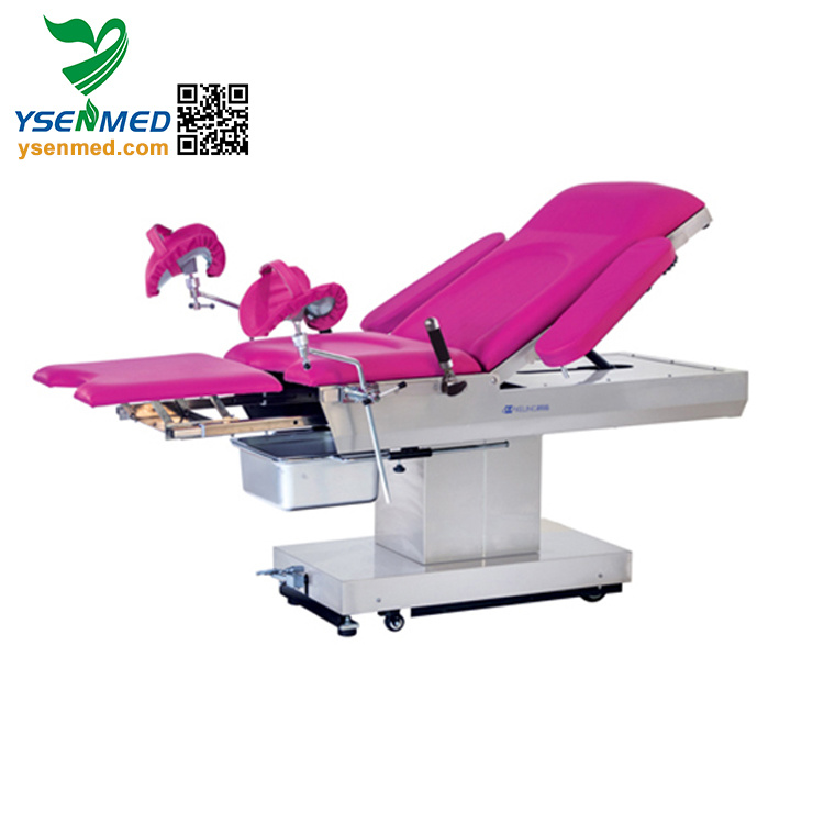 Ysot-2e Hospital Integrated Electrical Obstetric Table Parturient Delivery Bed