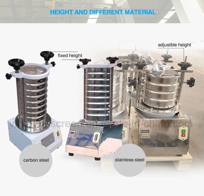 Test Sieve Machine Used in Lab for Sample Separating