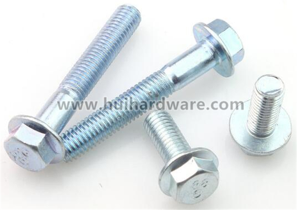 Steel Hex Flange Head Bolt M4-M20 (DIN6921)