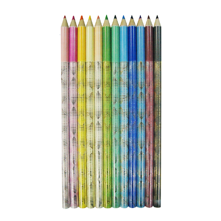 Office Wisdom Wood Standard Wholesale Painting 48 Colour Pencil