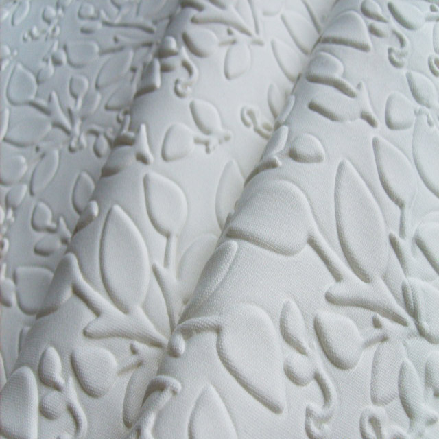 Tissu Jersey De Scuba De Polyester De Relief 3D 3d Emboss Polyester Scuba Jersey Fabric
