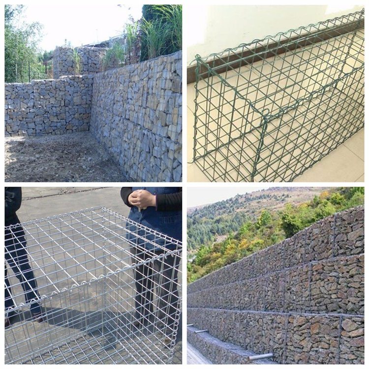 2017 Hot Sale PVC Coated Gabion Box/Hexagonal Gabion