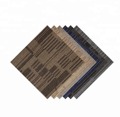 Anti-Static Nylon PP Carpet Tile with PVC Backing for Commercial/Hotel/Room