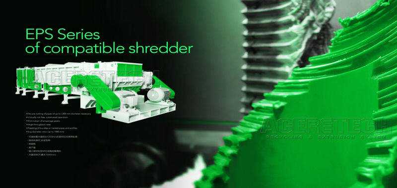Europe Technology Plastic PVC Pipe Shredder Crusher Machine