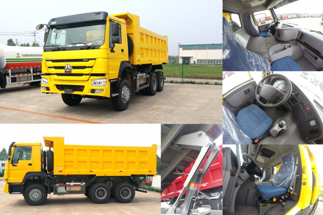 10 Wheel China 40 Ton Tri-Ring Sitom 6X4 Mining Dump Tipper Truck for Sale