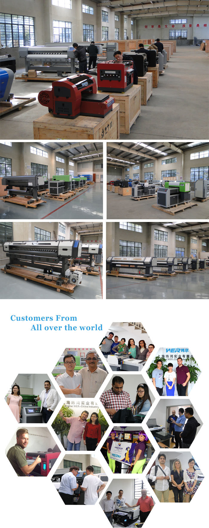 A2 42cm*120cm 4880 Multifuctional LED UV Flatbed Printer