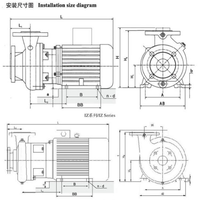 Iz65-50-125 Top Quality Quiet Swimming Pool Pump