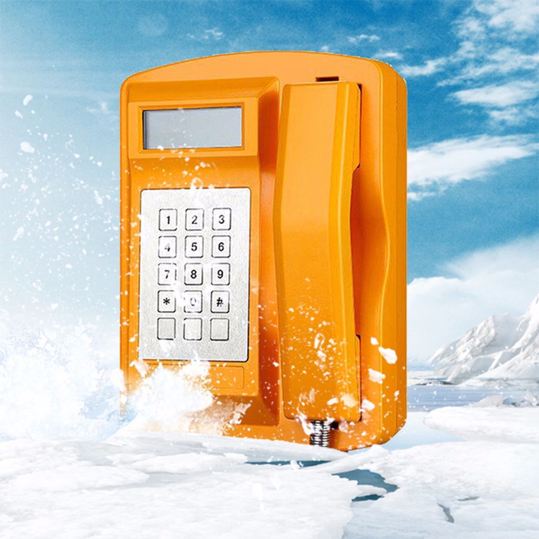 Weatherproof VoIP Waterproof Outdoor Telephone for Mines Railway