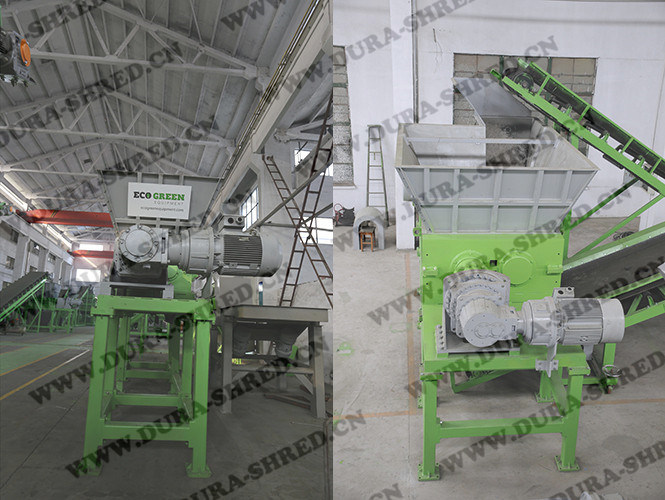 for Sale Durable Grinding Double Shaft Shredder Plastic Cutting and Recycling Machinery