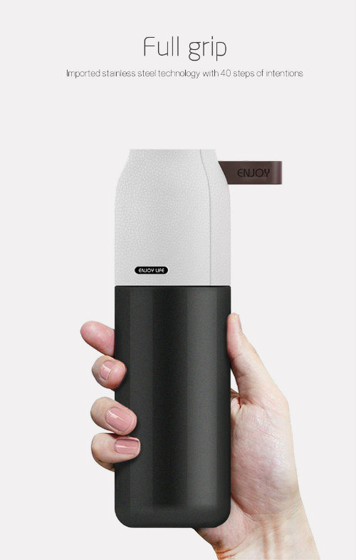 Stainless Steel Water Bottle with Spray Painting Mug Portable Travel Mug Vacuum Flask Thermos Flask Double Wall Sport Bottle