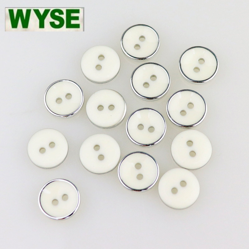 2-Hole Alloy Sewing Woven Shirt Button for Garments