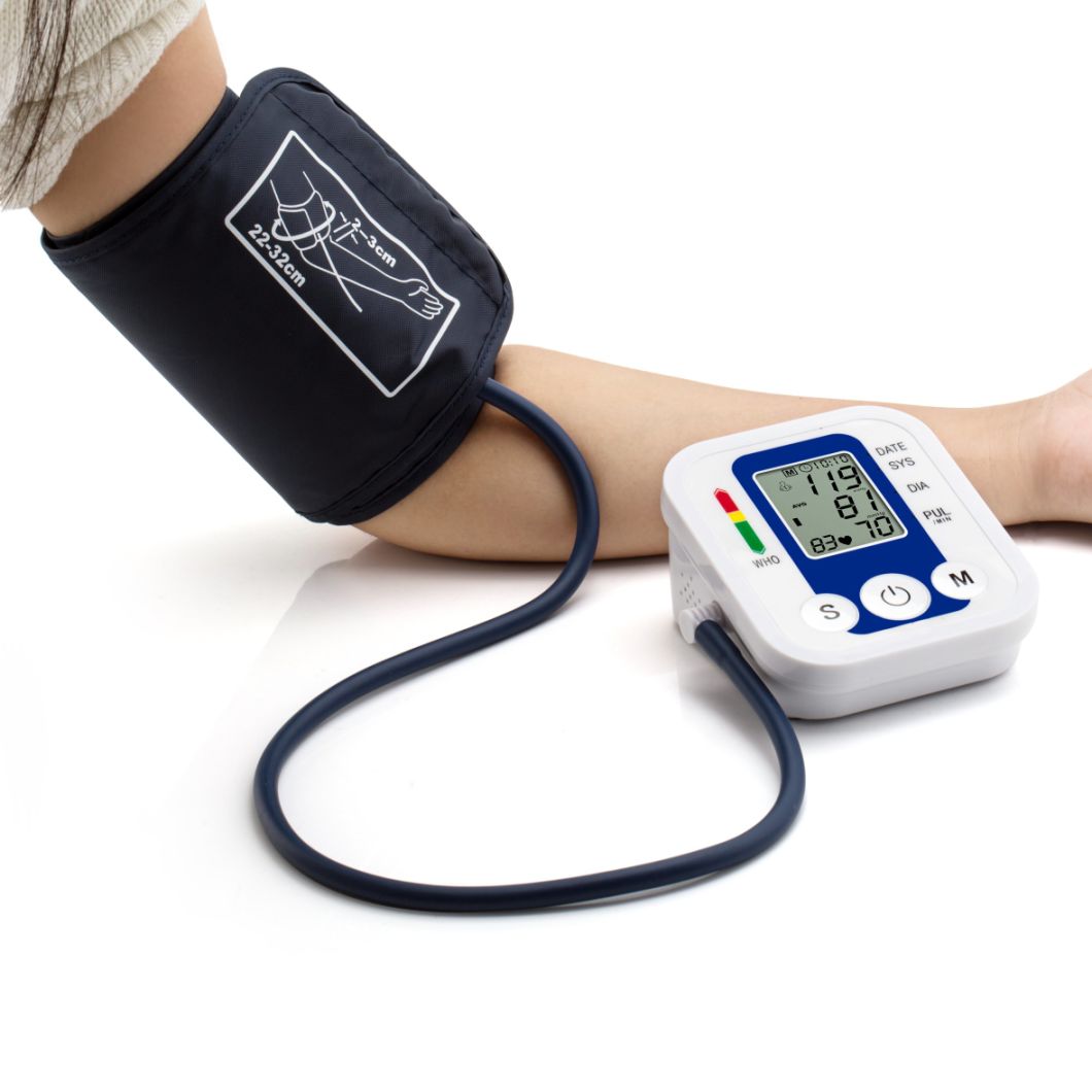 Household Blood Pressure Monitor, Upper Arm Digital Sphygmomanometer