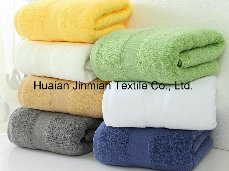 White High GSM Plain Weave Hotel Home SPA Bath Towels Wholesale