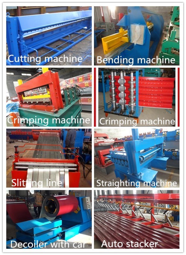 Corrugated Iron Sheet Metal Roof Tile Roll Forming Machine