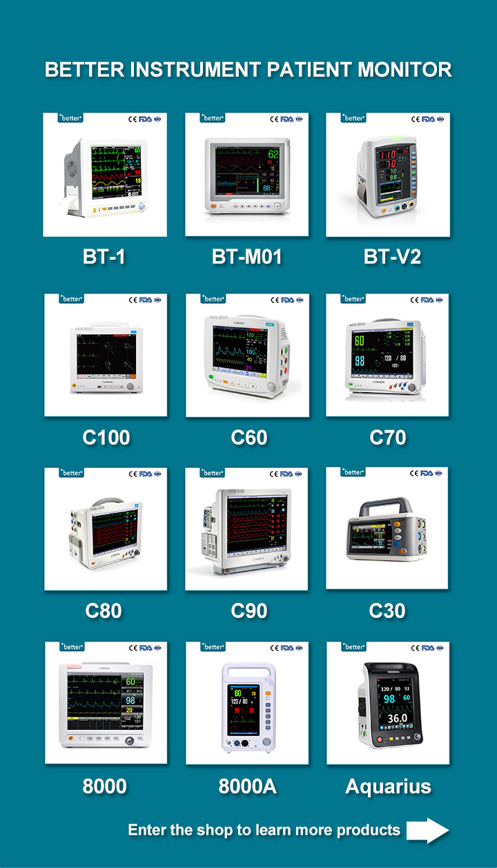 Portable Multi Parameters Patient Monitor Comen C30 Hospital/ICU