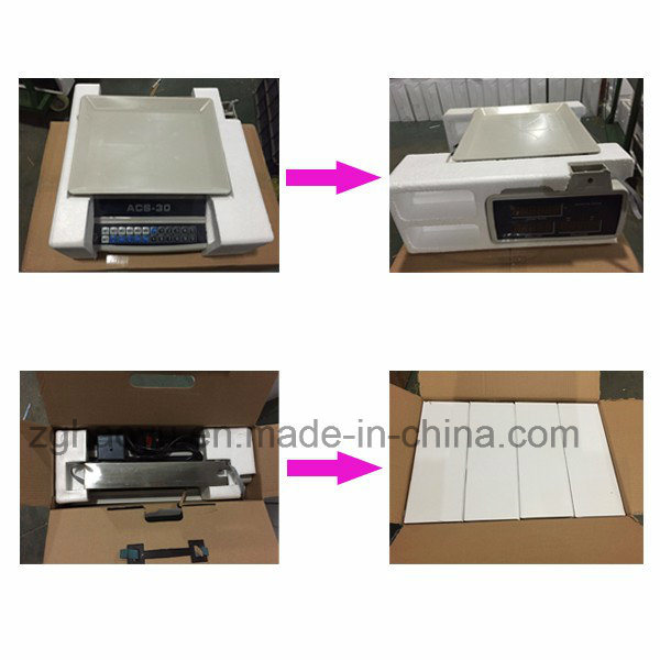 China Haoyu Electronic Price Platform Scale 30kg with Double Display