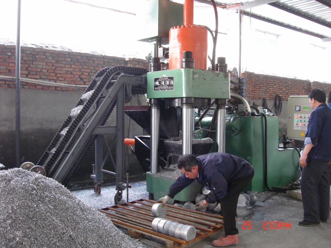 Briquetters Automatic Aluminum Iron Metal Scrap Hydraulic Briquette Recycling Machine-- (SBJ-315)