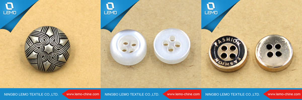 Wholesale Colorful 4 Holes Sewing Type Shirt Button