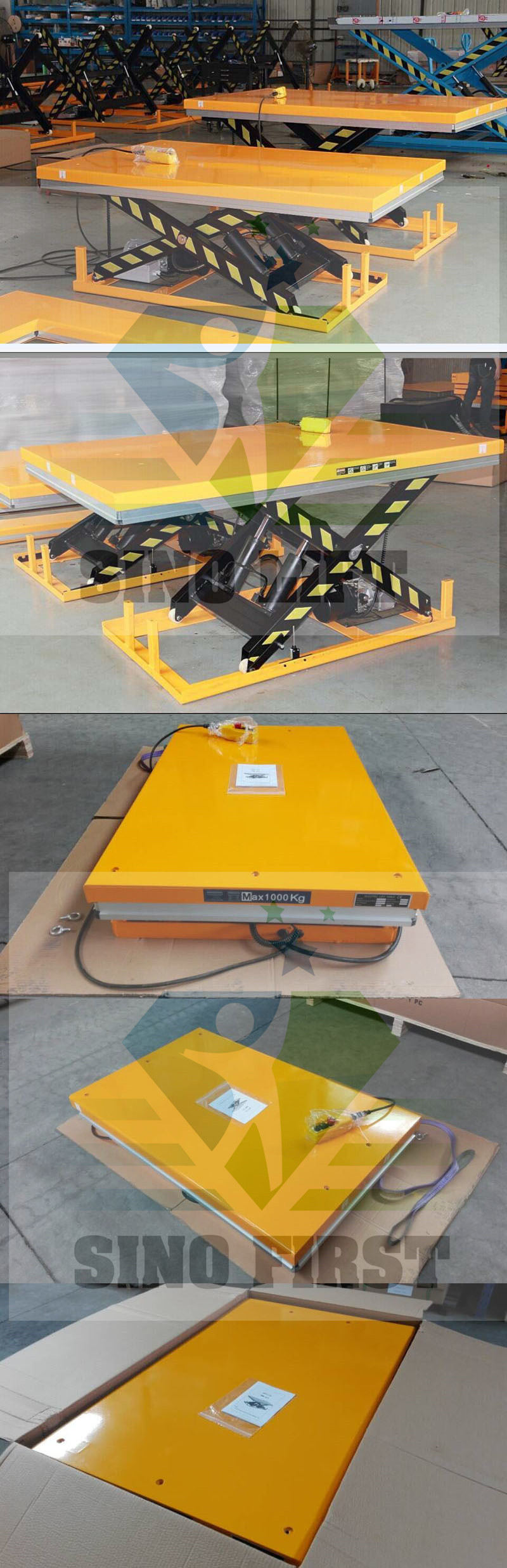 Customized Hydraulic Electric Scissor Table Lift Equipment