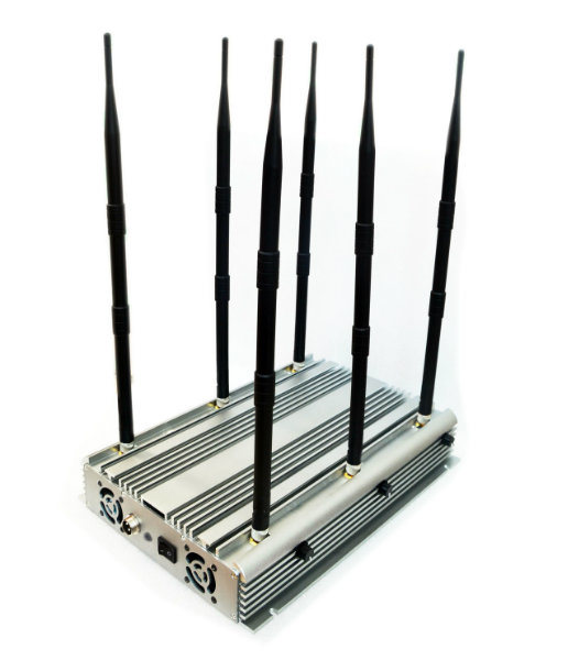 6 Bands High Power Jammer for 3G 4G Cell Phone Jammer, Wi-Fi Jammer