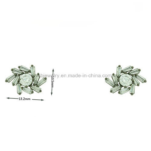 Costume Jewellery Brass Earrings Fine Jewelry Ear Stud (KE3139)