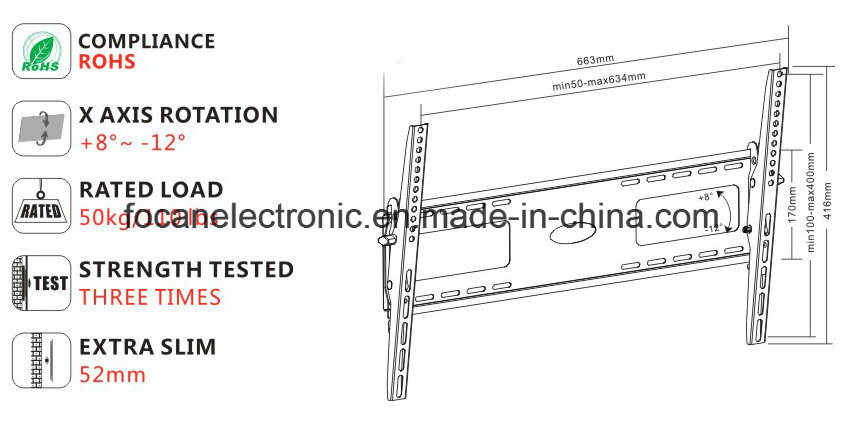 LED LCD Plasma TV Flat Screen TV Wall Mount 37