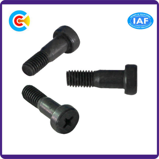 Six Lobe Head Step Screws Special Black High Strength Bolts