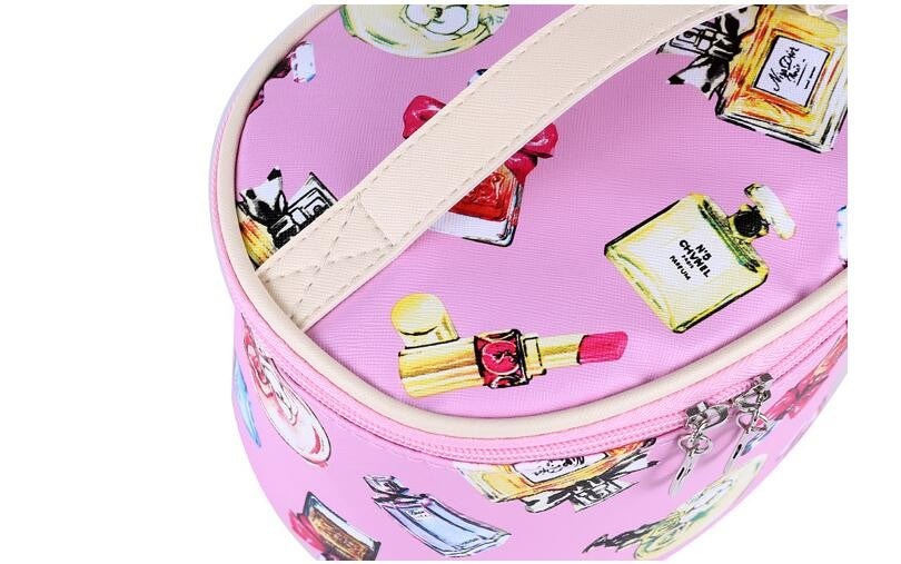 2017 Fashion Brand Women Waterproof Cosmetic Bags Make up Travel Toiletry Storage Box Makeup Bag Wash Organizer Cases