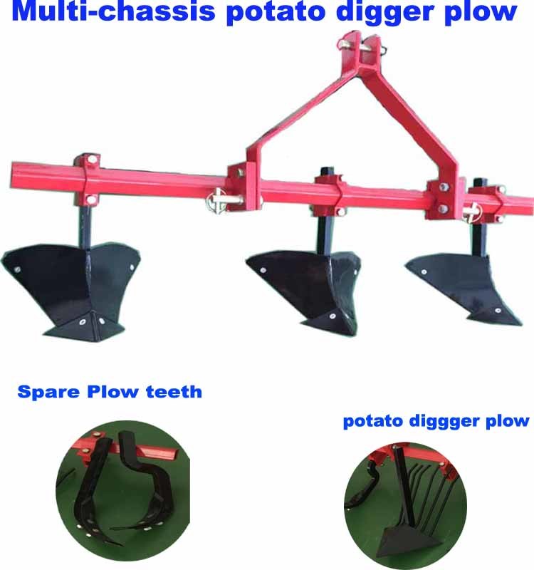 Tractor Pto Rotary Ditcher Farm Equipment Furrow Plough