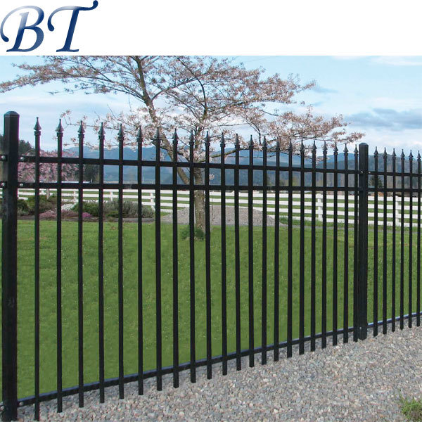 3 Rail Flat Top Aluminum Fence Panel