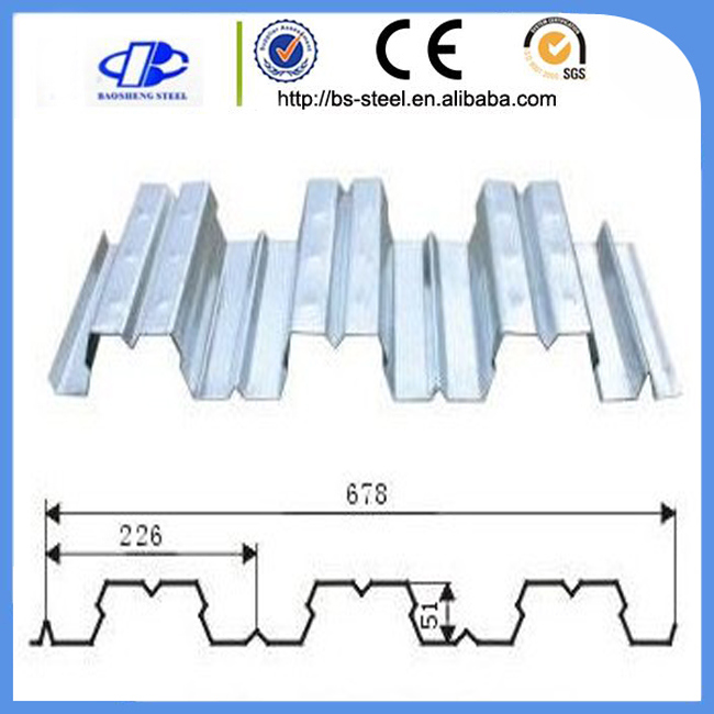 Corrugated Galvanized Composite Steel Metal Floor Deck Sheet