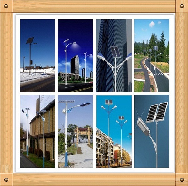 High Customized Design Solar Outdoor Lamp Post with High Lumen LED Lamp