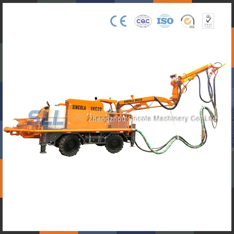 High Efficiency Shotcrete Machine Accessories with Mobile Manipulators