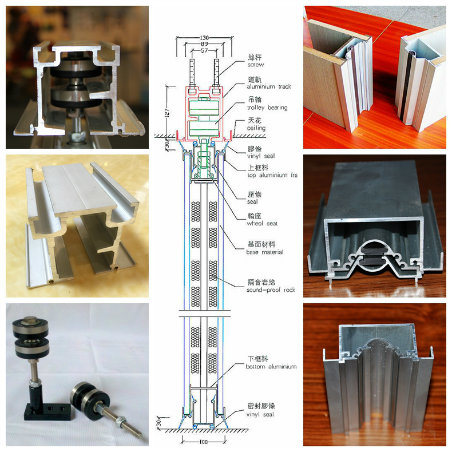 Alumuinum Movable Partition Walls Roller, Trolley and Wheel