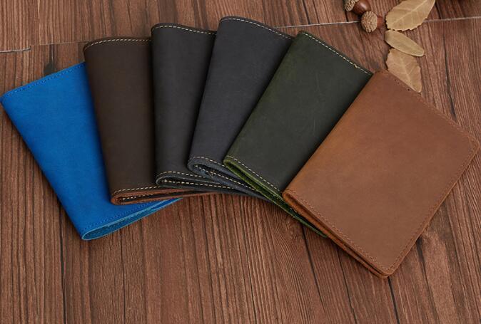 Leather Passport Cover as Holder Set