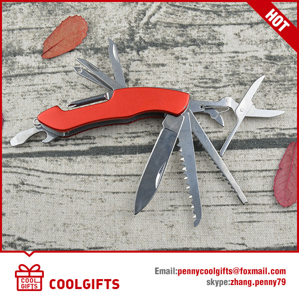 Stainless Steel Outdoor Tools Multi-Function Folding Pliers with Knife