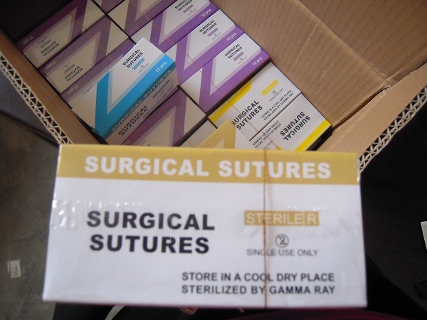 Medical Supply, Sterile Surgical Suture (PGA/PDO/Silk/Nylon/Catgut) USP5/0