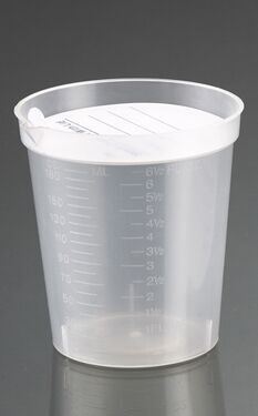 180ml Plastic Beaker for Easy Urine Collection