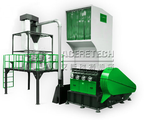 Large Output Granulator for Plastic Bottles