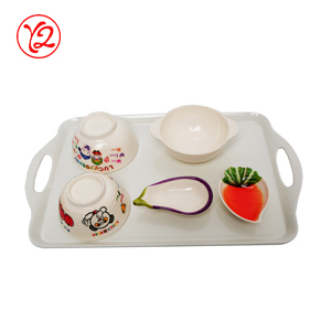 Factory Direct Wholesale Temptations Colourful Melamine Dinnerware Set for Dining