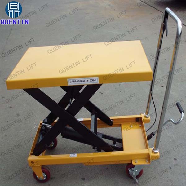 Scissor Lifting Platform Hydraulic Trolley