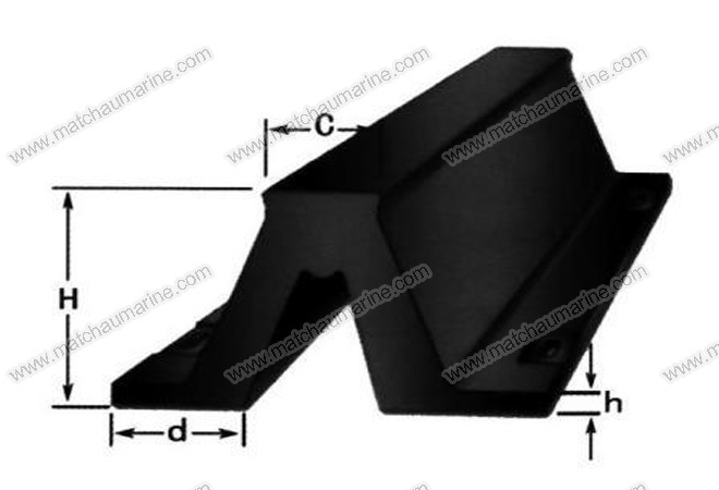 Marine Rubber Ladder Fender