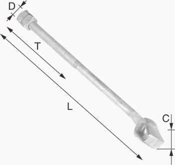 Crop Factory High Quality Rolled Threads Angle Thimbleye Bolts