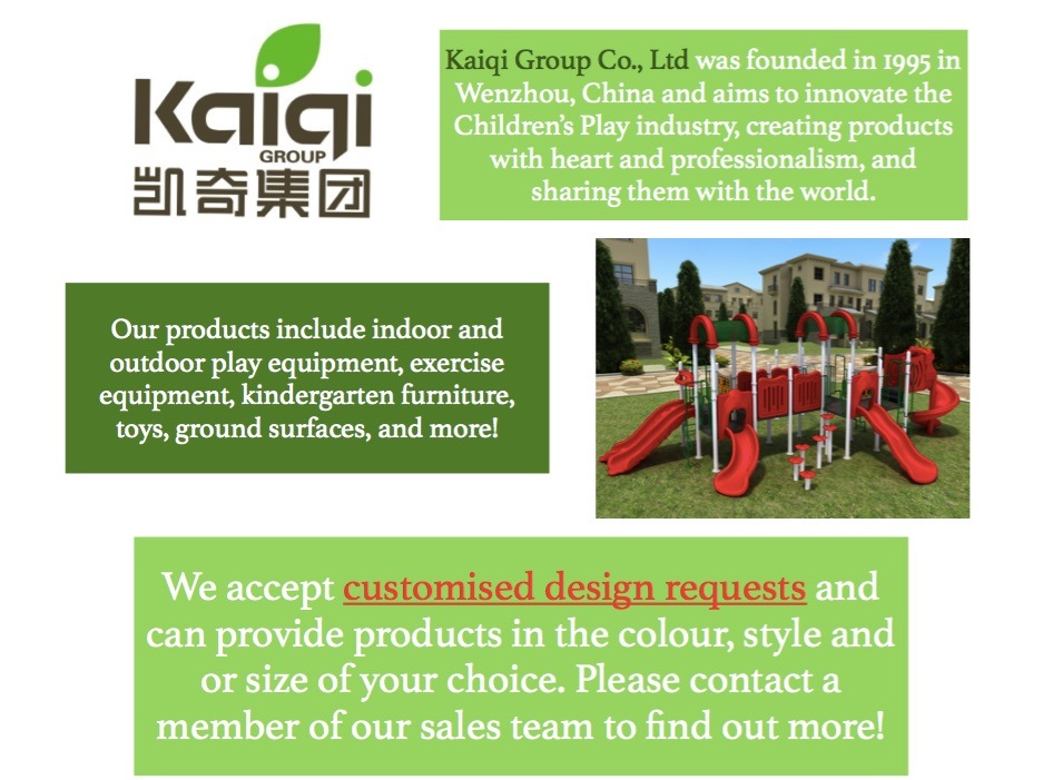 Kaiqi Small Forest Themed Slide Set for Children's Playground (KQ20014A)