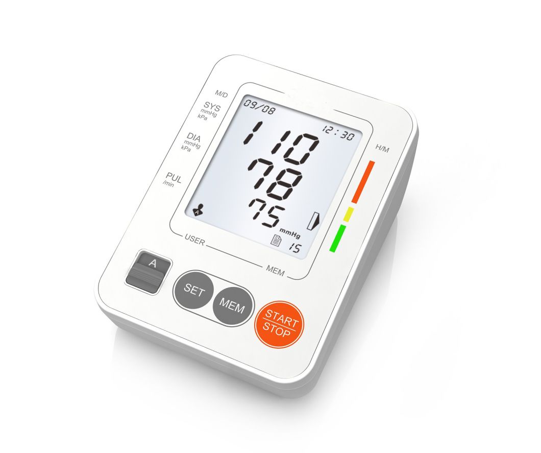 Automatic Upper Arm Digital Blood Pressure Monitor Ce Approved
