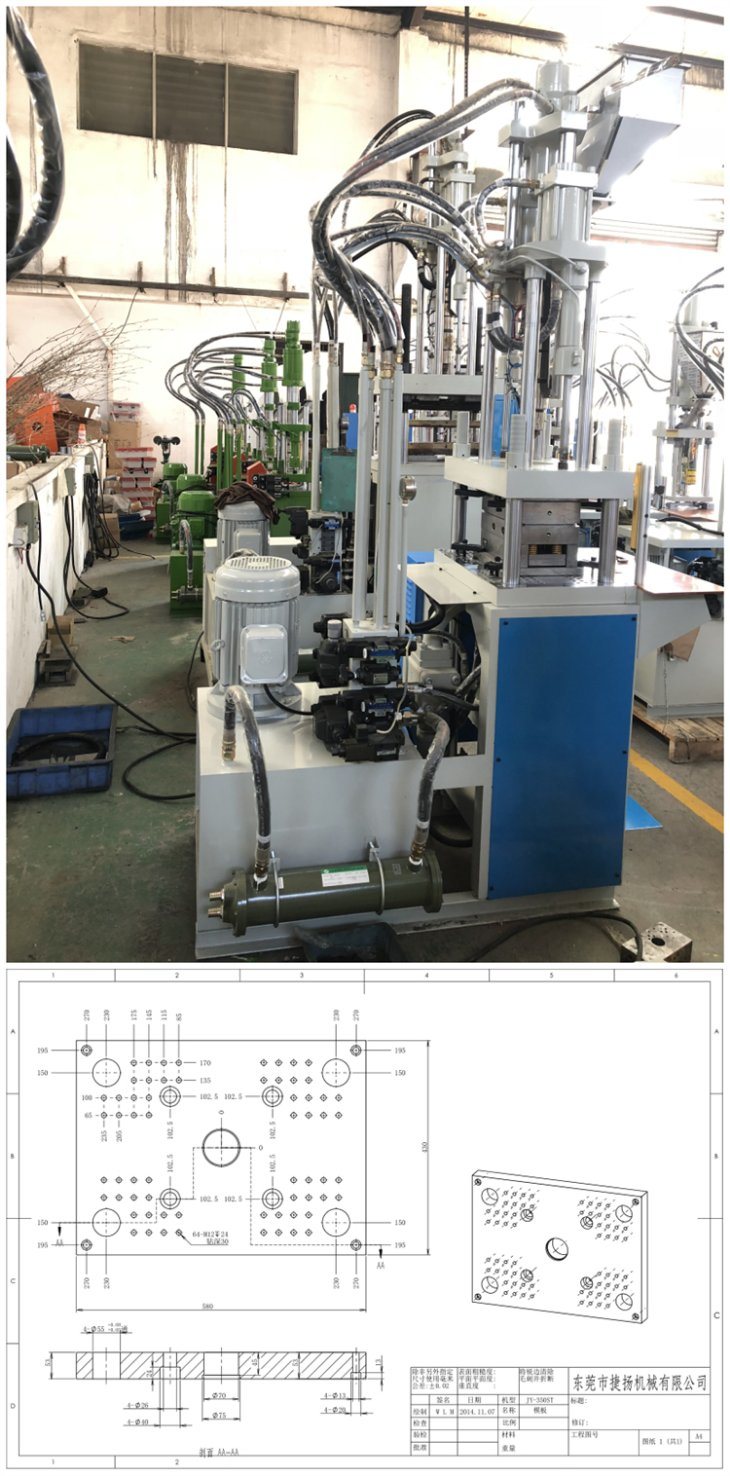 Each Size Hydraulic Small Injection Moulding Machine for Handle Price