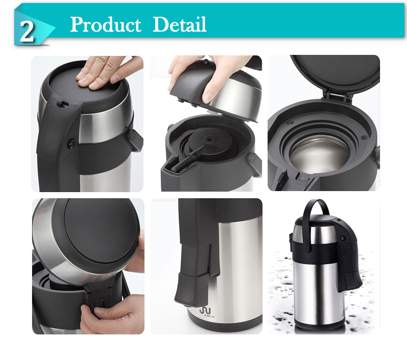 Adjustable Nose Thermos Vacuum Flask with Wide Mouth (ASUB)