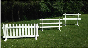 PVC Portable Event Fence Temporary Fence White