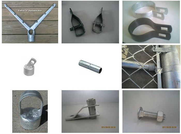 China Supplier Hot Dipped Galvanized Security Temporary Chain Link Fence