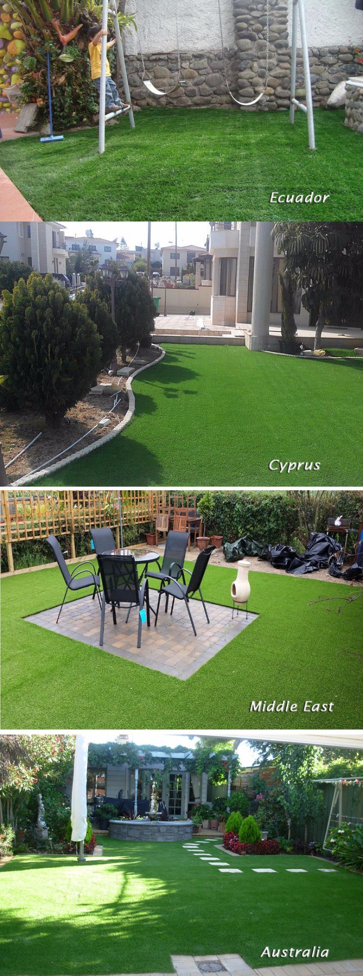 Garden, Decoration Landscaping Artificial Grass with High Quality